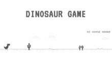 T-Rex Dinosaur Game - Chrome Dino Runner Online 🕹️