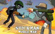 stickman world war crazy games