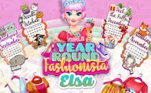 Year Round Fashionista: Elsa Game Files